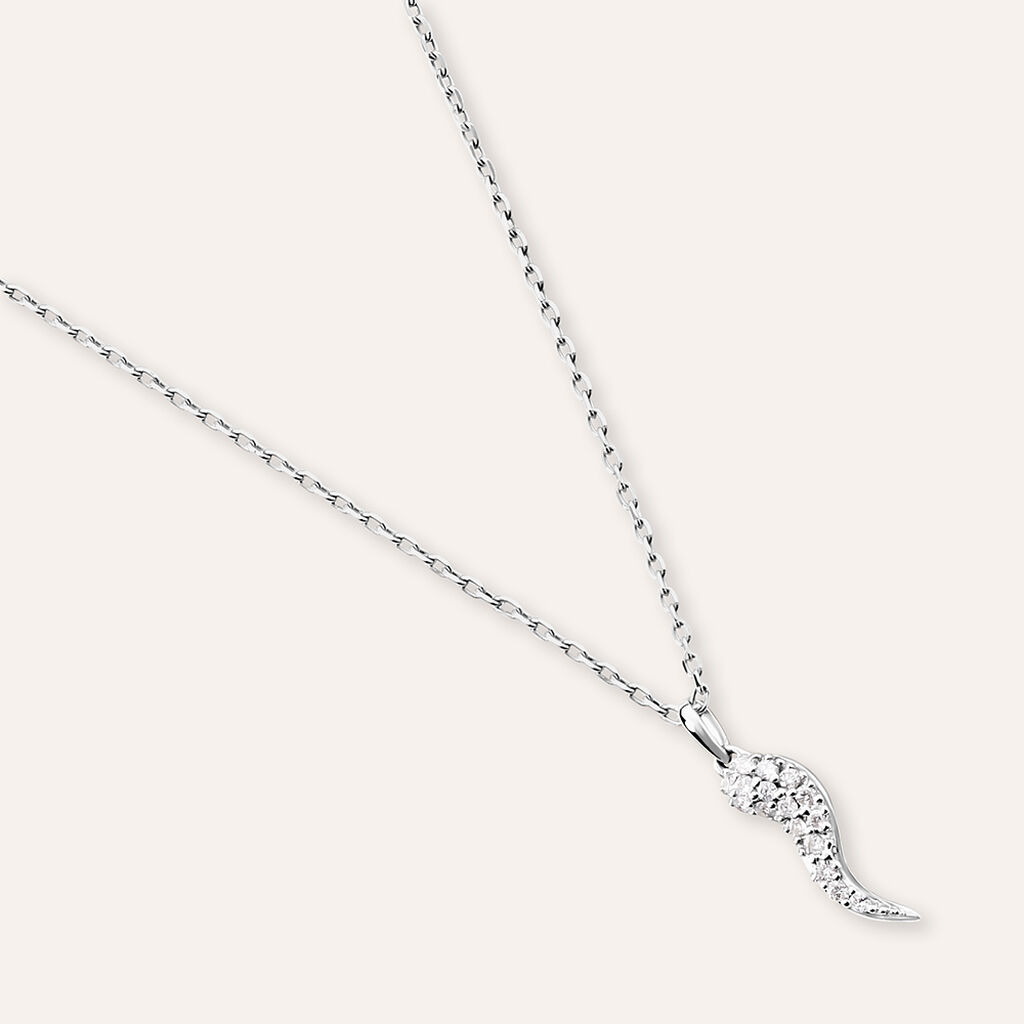 Collana Sophia Oro Bianco Diamante