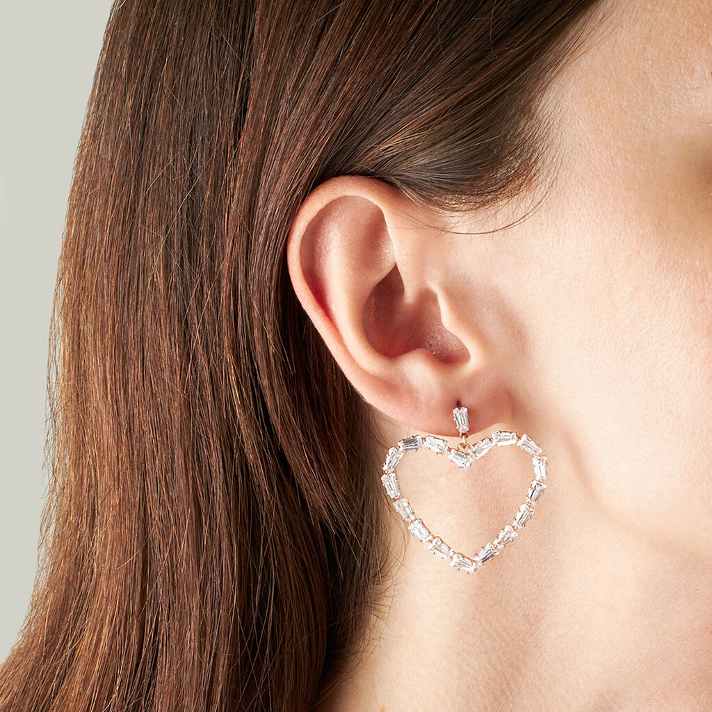 Orecchini Pendenti Romantic Shine Metallo Cristallo - Orecchini Pendenti Donna | Stroili