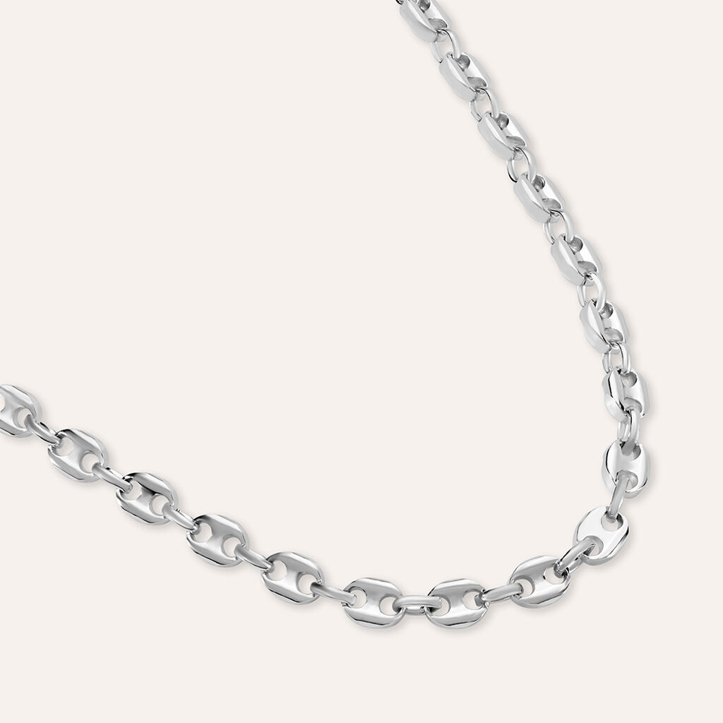 Catena Gentleman Argento Rodiato