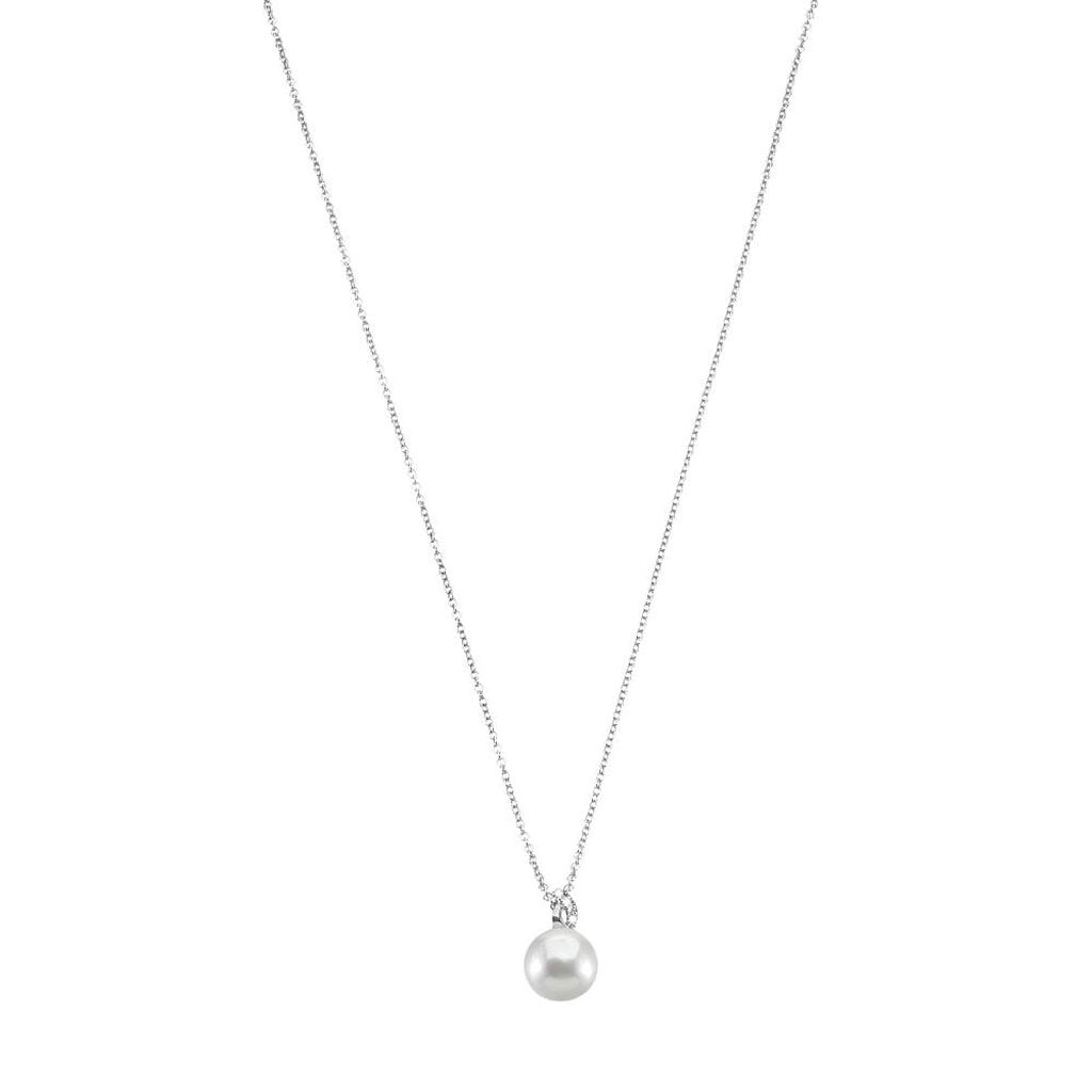 Girocollo in argento e perla e zirconi
