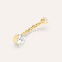 Piercing Ombelico Bon Ton Oro Giallo Cubic Zirconia