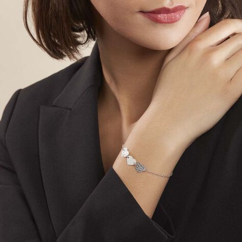 Bracciale Silver Collection Argento Rodiato - Bracciali Love Donna | Stroili