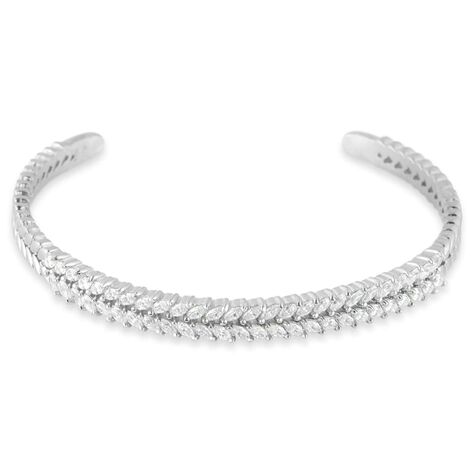 Bangle Romantic Shine Metallo Cristallo - Bracciali Rigidi Donna | Stroili