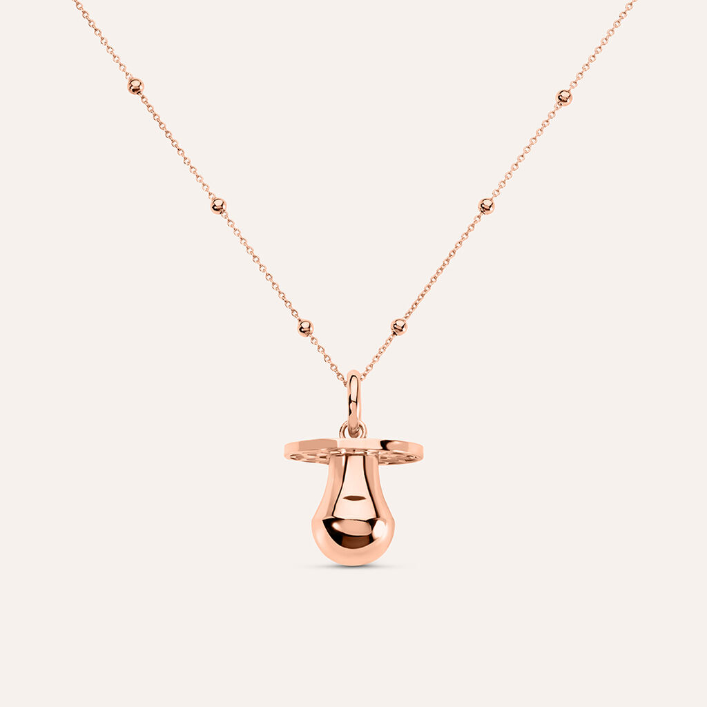 Collana Chiama Angeli Lady Code Acciaio Rosa - Collane Chiama Angeli Donna | Stroili