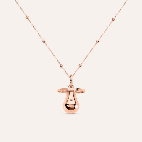 Collana Chiama Angeli Lady Code Acciaio Rosa - Collane Chiama Angeli Donna | Stroili