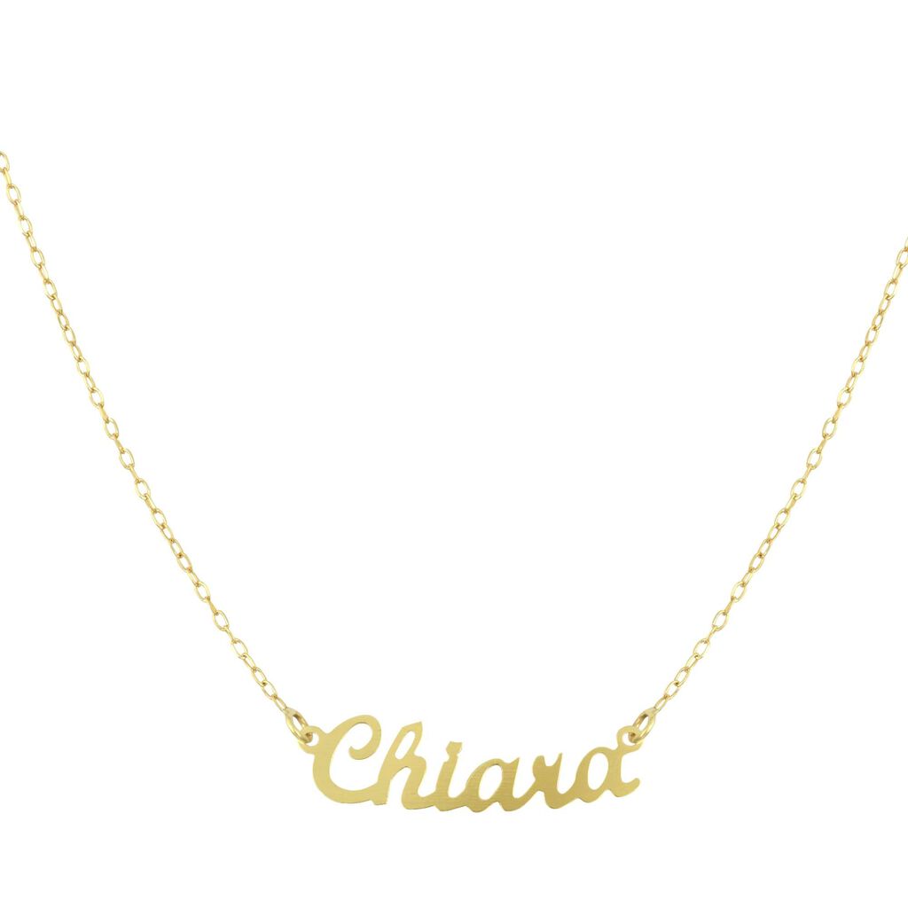 Collana Name Oro Giallo