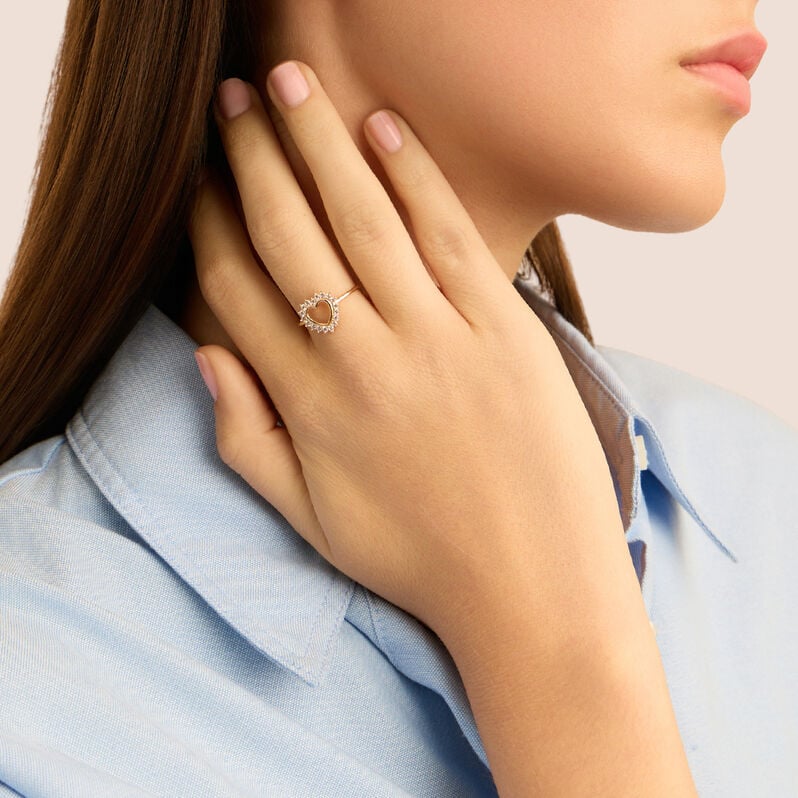 Anello Fantasia Golden Dream Placcato Oro Giallo Cubic Zirconia - Anelli con Pietre Donna | Stroili