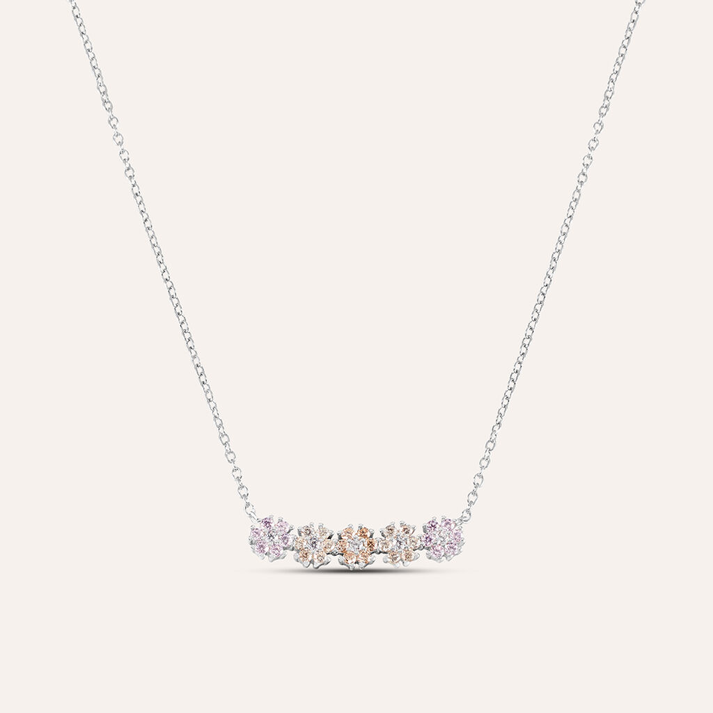 Collana Silver Shine Argento Rodiato Cubic Zirconia