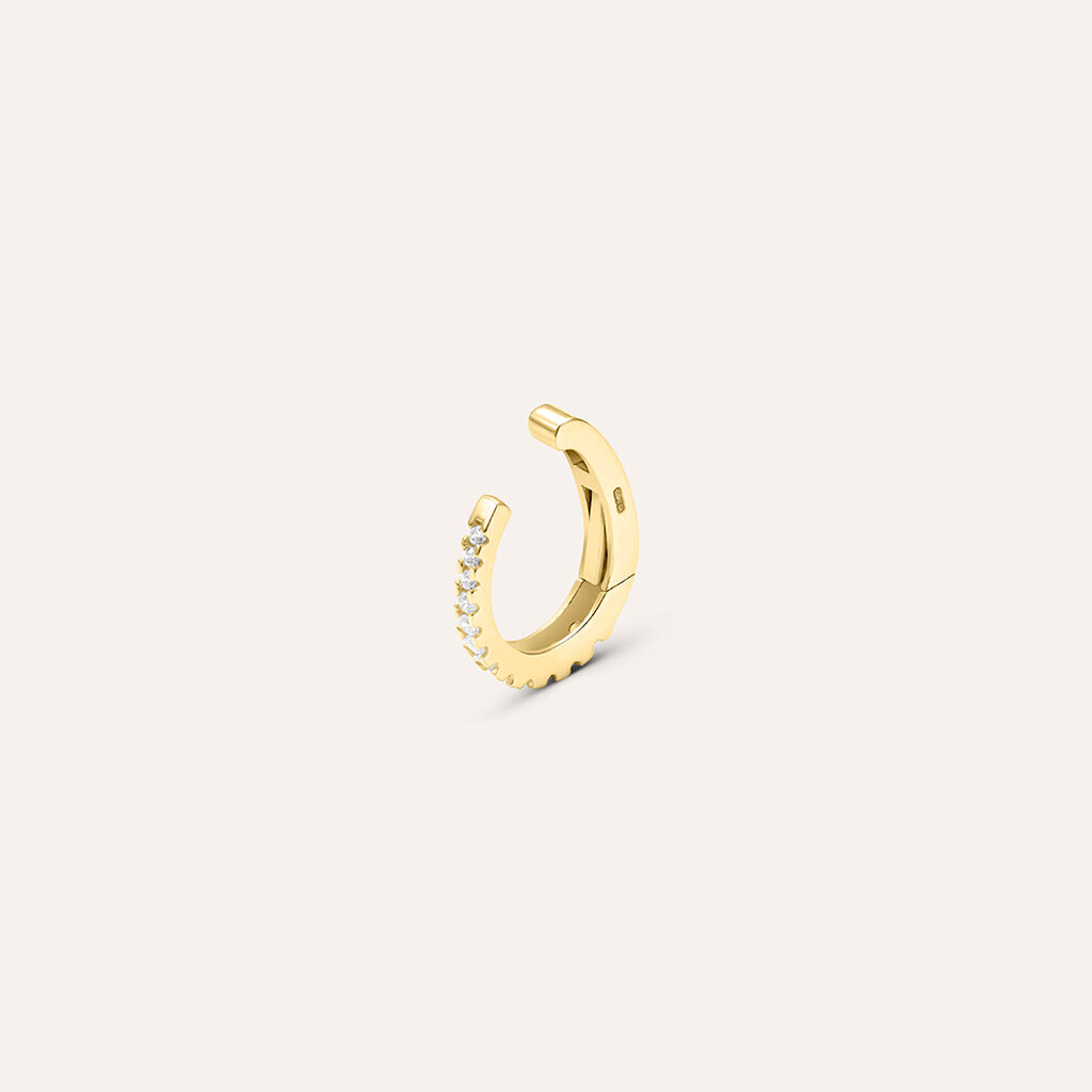 Ear Cuff Bon Ton Oro Giallo Cubic Zirconia - Ear Cuff Donna | Stroili