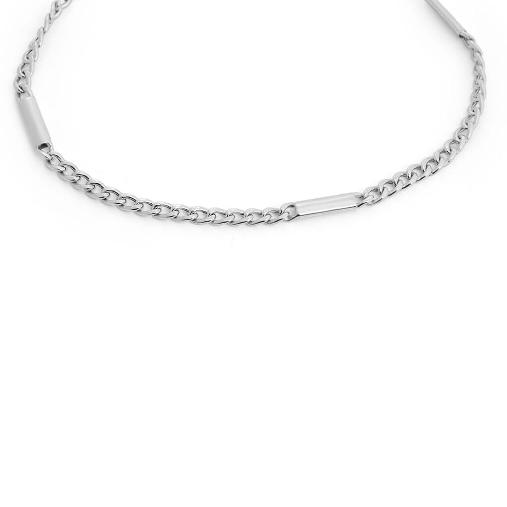 Bracciale Catena L'homme Or Oro Bianco - Bracciali Uomo | Stroili