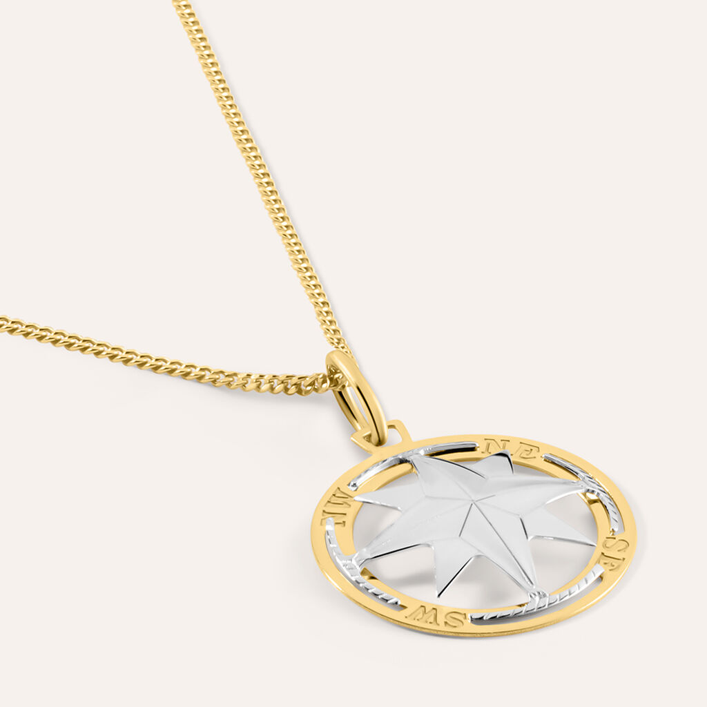 Pendente L'homme Or Oro Bicolore