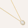 Collana Silver Glow Argento Dorato Cubic Zirconia