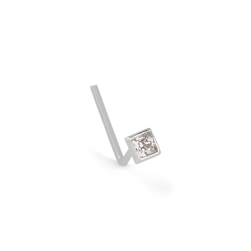 Piercing Naso Bon Ton Oro Bianco Cubic Zirconia - Piercing Naso Donna | Stroili