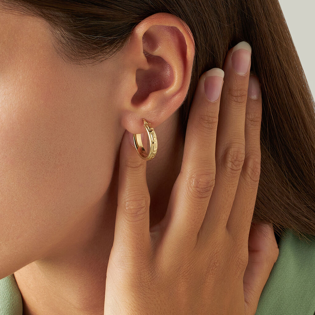 Orecchini A Cerchio Toujours Oro Giallo - Orecchini a Cerchio Donna | Stroili