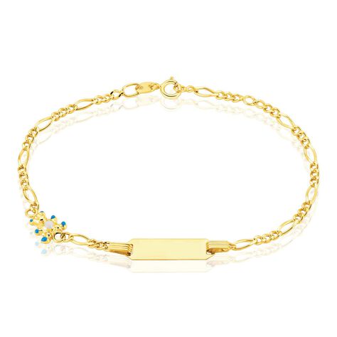 Bracciale Con Targhetta Holy Oro Giallo - Bracciali con Incisione Bambino | Stroili