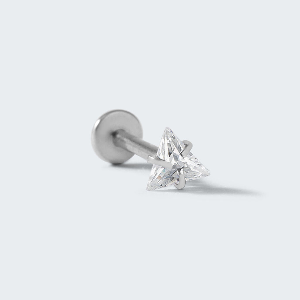 Piercing Orecchio Tragus Helix Conch Lady Code Acciaio Cristallo - Piercing Orecchio Donna | Stroili
