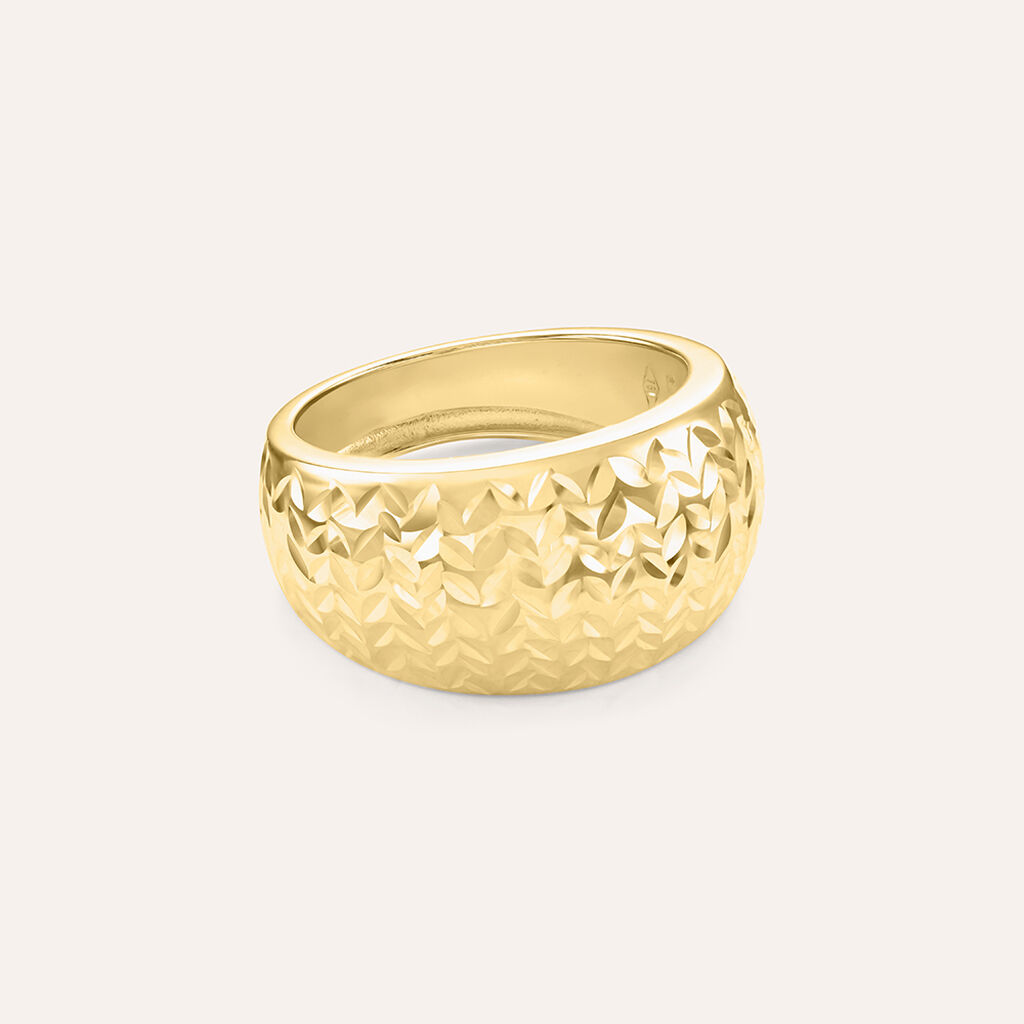 Anello Fascia Golden Lover Oro Giallo - Anelli 18 Carati Donna | Stroili
