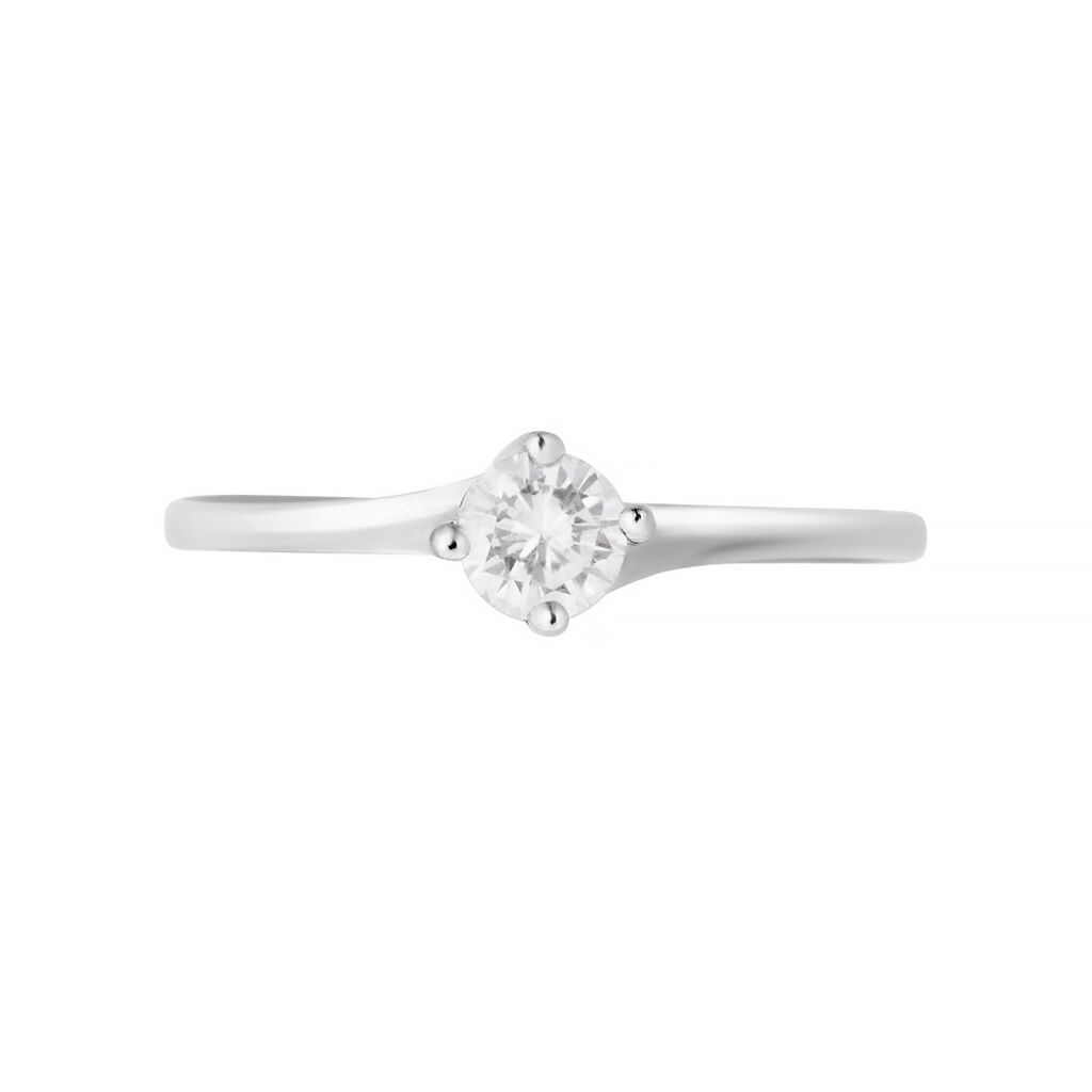 Anello Solitario Firmamenti Oro Bianco Diamante - Anelli con Pietre Donna | Stroili