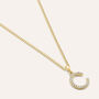 Pendente Po&egrave;me Oro Bianco Cubic Zirconia