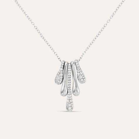 Collana Silver Shine Argento Rodiato Cubic Zirconia - Collane Donna | Stroili