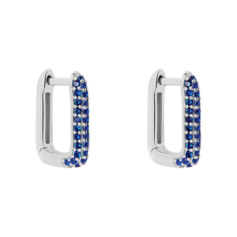 Orecchini A Cerchio Silver Rainbow Argento Rodiato Cubic Zirconia - Orecchini a Cerchio Donna | Stroili