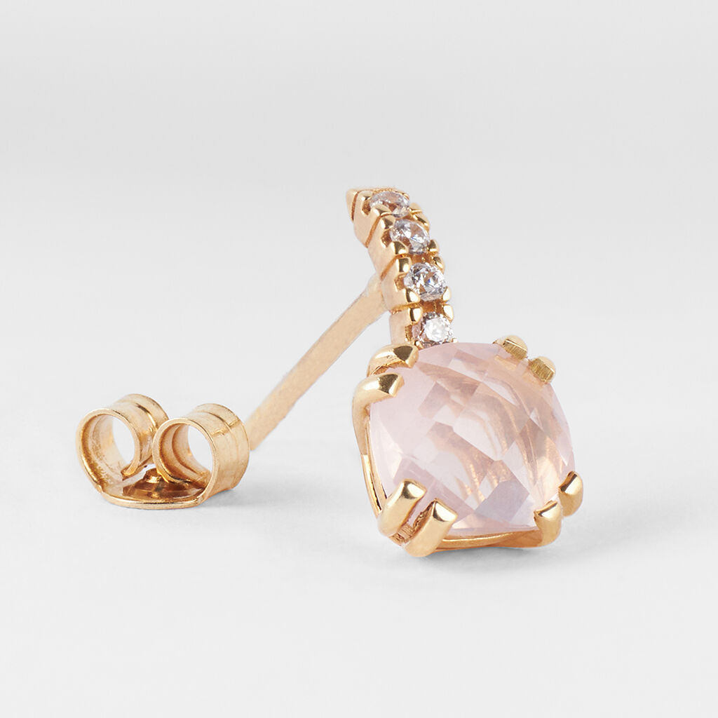 Orecchini Lobo Punto Luce Amélie Oro Giallo Quarzo Cubic Zirconia - Orecchini a Lobo Donna | Stroili