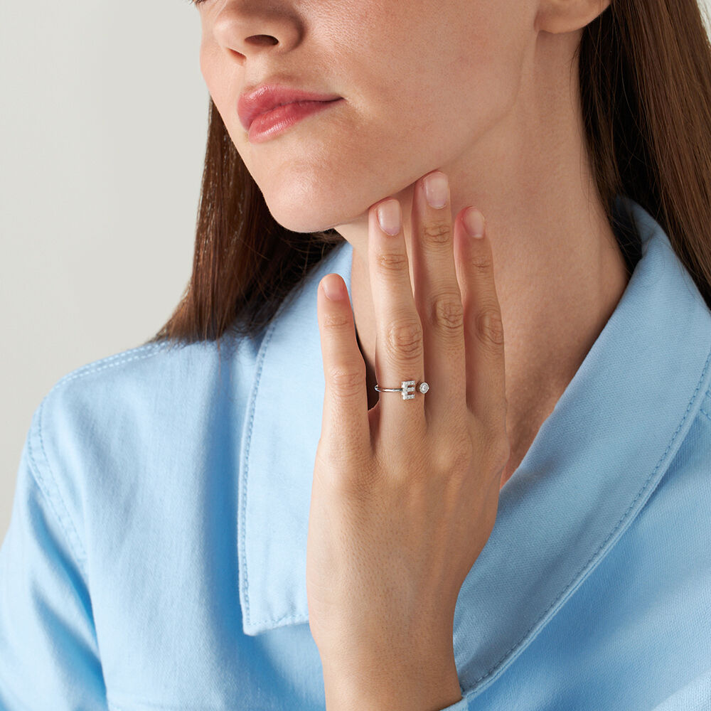 Anello con iniziale stroili online