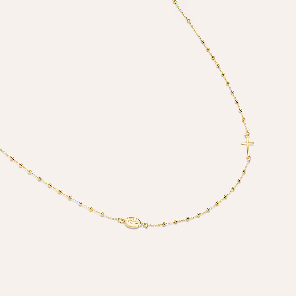 Collana Rosario Holy Oro Giallo - Collane Rosario Donna | Stroili