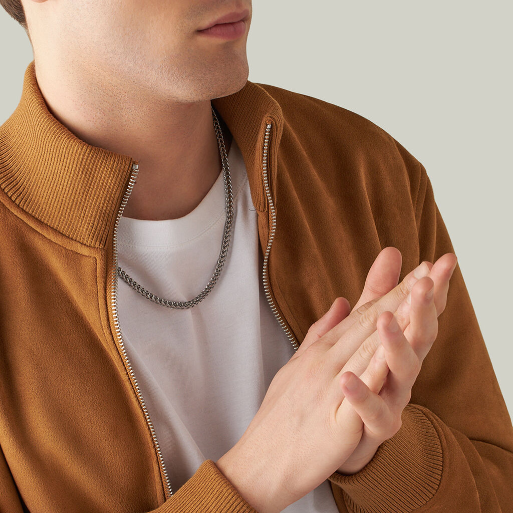 Catena Man Code Acciaio - Collane Catena Unisex | Stroili