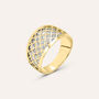 Anello Fascia Isabelle Oro Bicolore