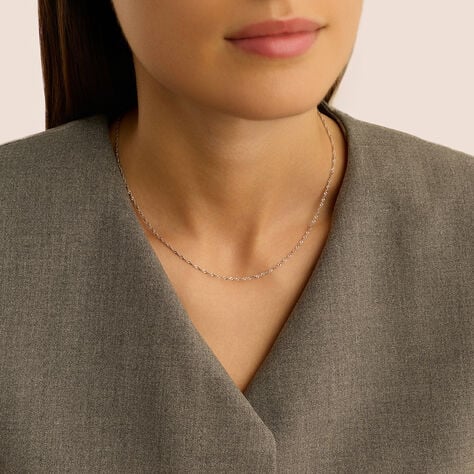 Catenina Poème Oro Bianco - Catenina Donna | Stroili