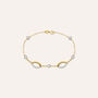 Bracciale Crystal Gold Oro Bianco Cristallo