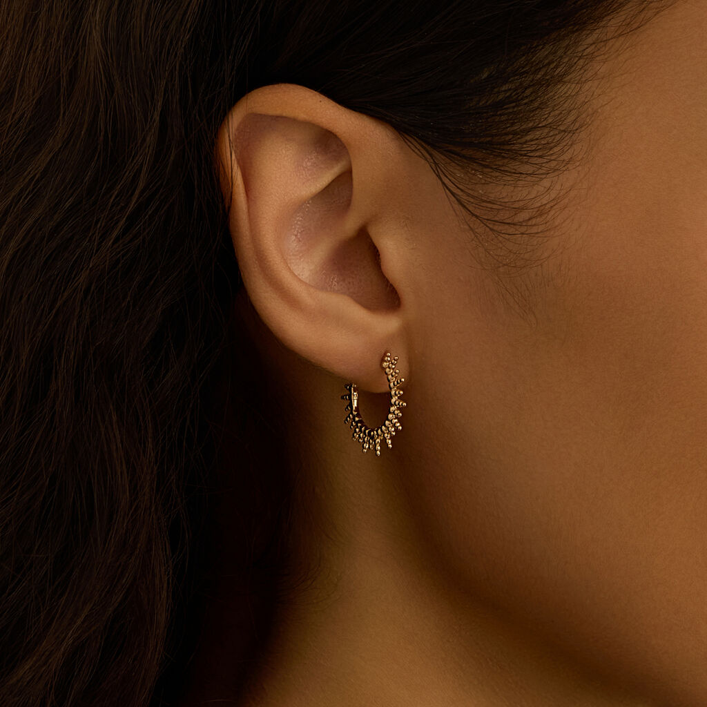 Orecchini A Cerchio Golden Dream Placcato Oro Giallo