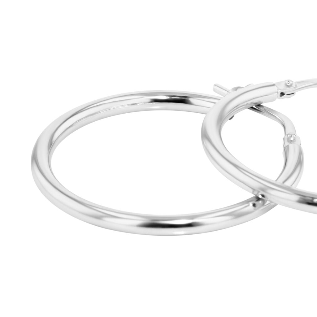Orecchini A Cerchio Silver Collection Argento Rodiato - Orecchini a Cerchio Donna | Stroili