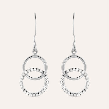 Orecchini Pendenti Silver Shine Argento Rodiato Cubic Zirconia