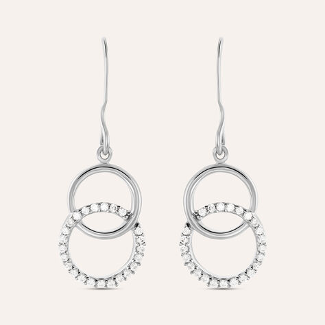 Orecchini Pendenti Silver Shine Argento Rodiato Cubic Zirconia - Orecchini Pendenti Donna | Stroili