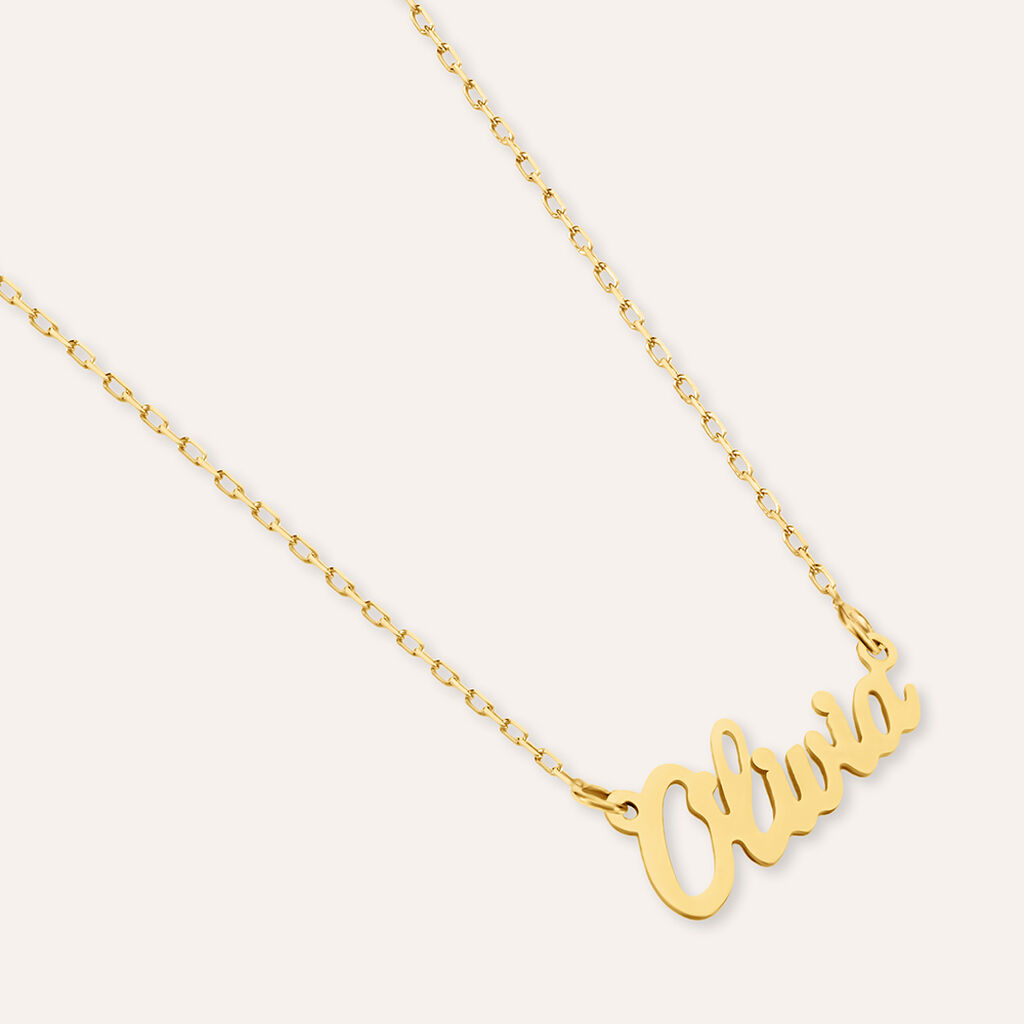 Collana Olivia Gold Names Oro Giallo