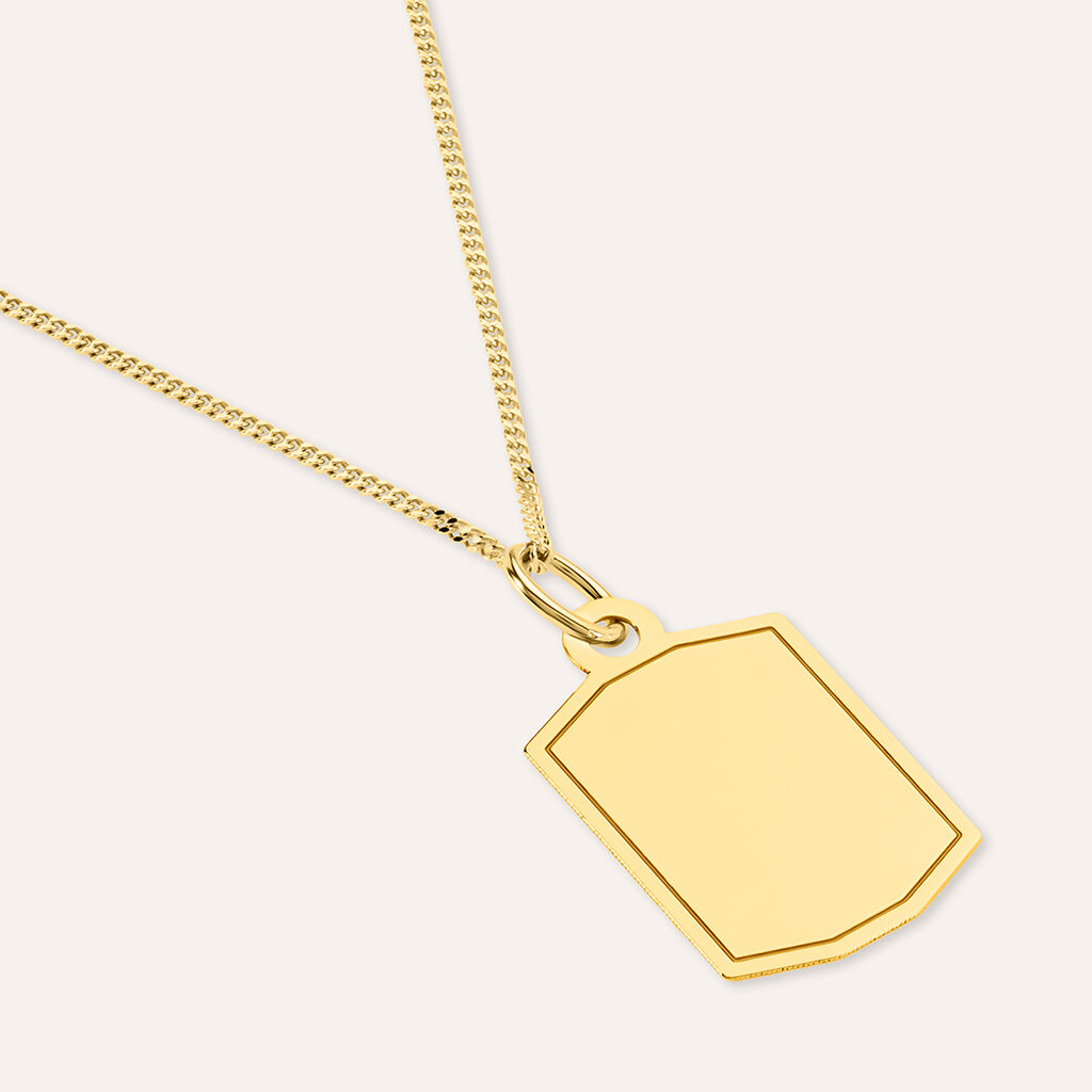 Pendente Oro Uomo Oro Giallo