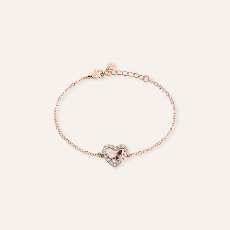 Bracciale Violet Ottone Rosa Cristallo - Bracciali Love Donna | Stroili