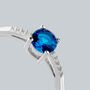Anello Solitario Silver Rainbow Argento Rodiato Cubic Zirconia