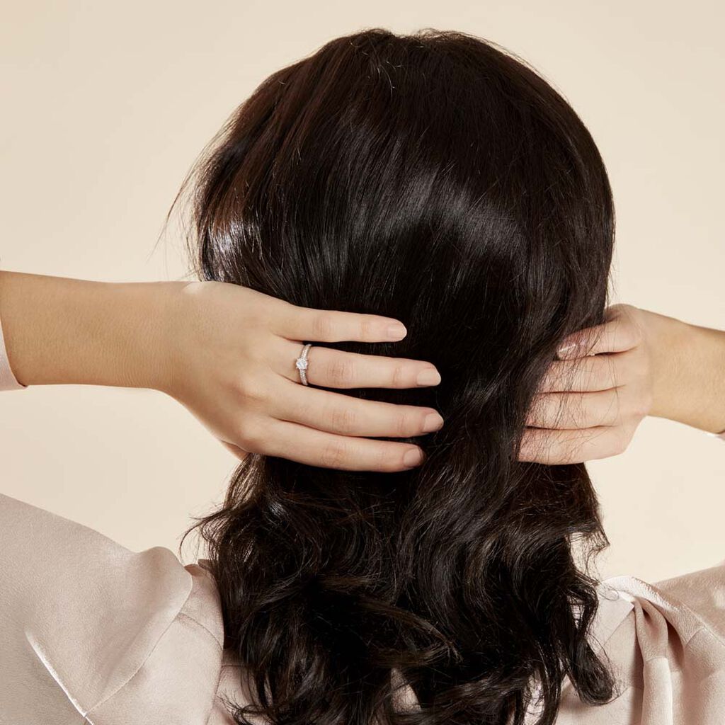 Anello Solitario Sophia Oro Bianco Diamante