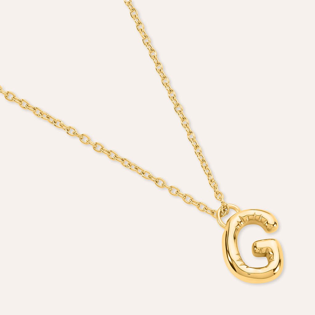 Collana Radiance Acciaio Dorato