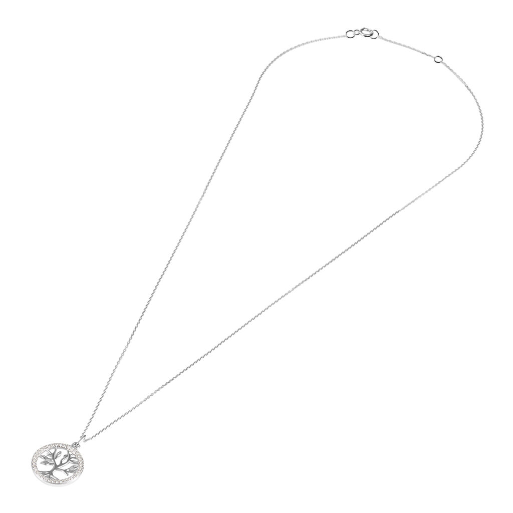 Collana Sophia Oro Bianco Diamante - Collane Donna | Stroili