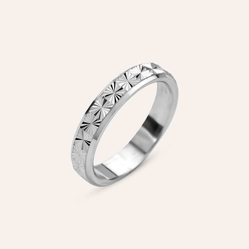 Anello Fedina Silver Collection Argento Rodiato - Anelli con Incisione Unisex | Stroili