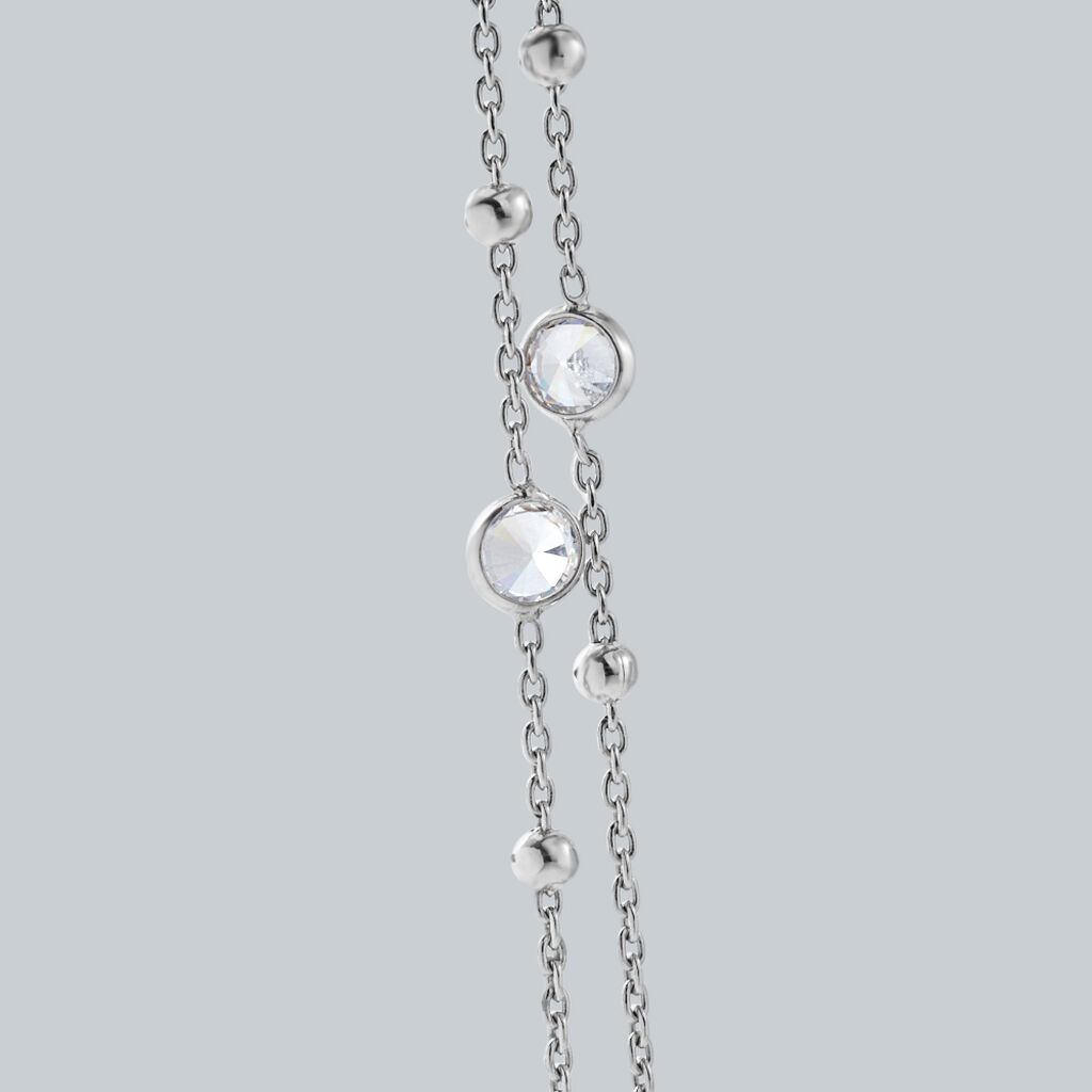 Collana Silver Elegance Argento Rodiato Cubic Zirconia - Collane Donna | Stroili