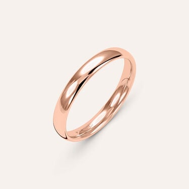 Fede Comoda Leggera 3 mm Oro Rosa