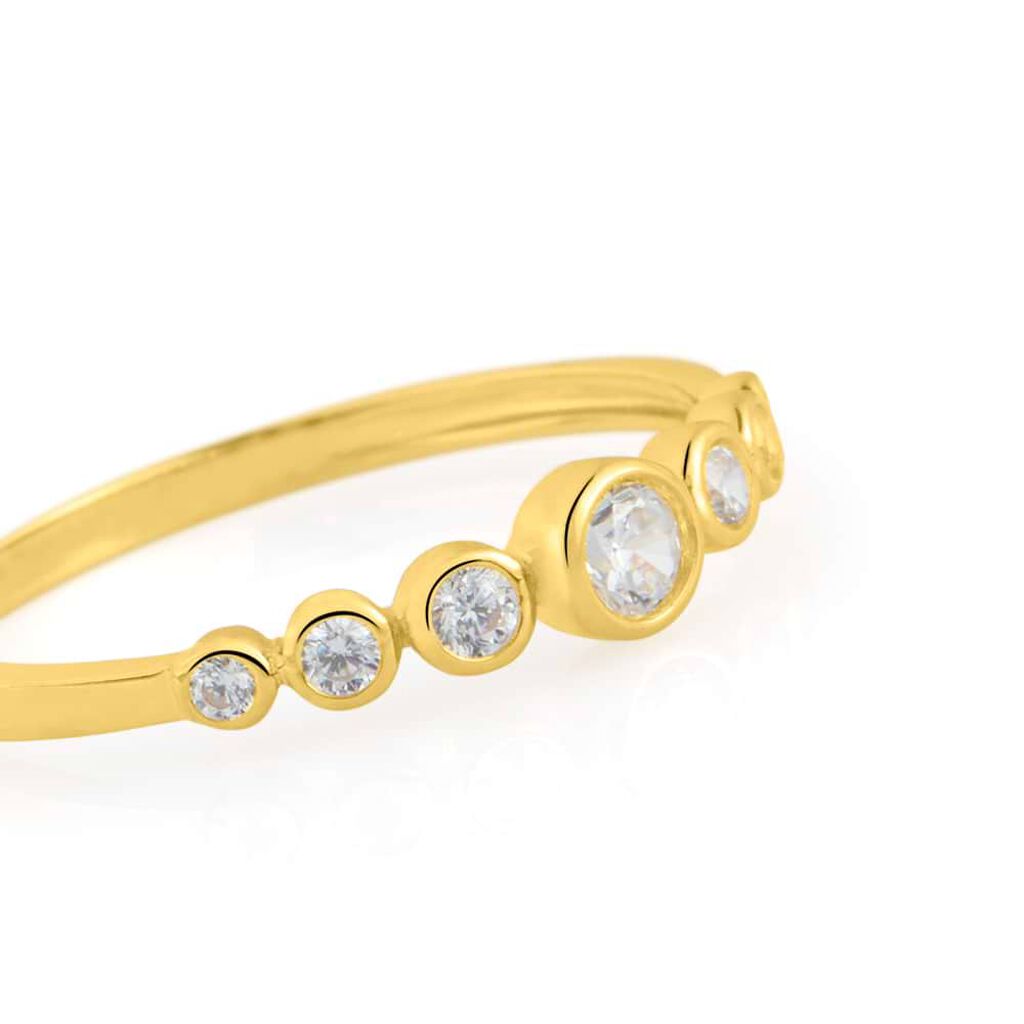 Anello Riviere Claire Oro Giallo Cubic Zirconia - Anelli Riviere Donna | Stroili