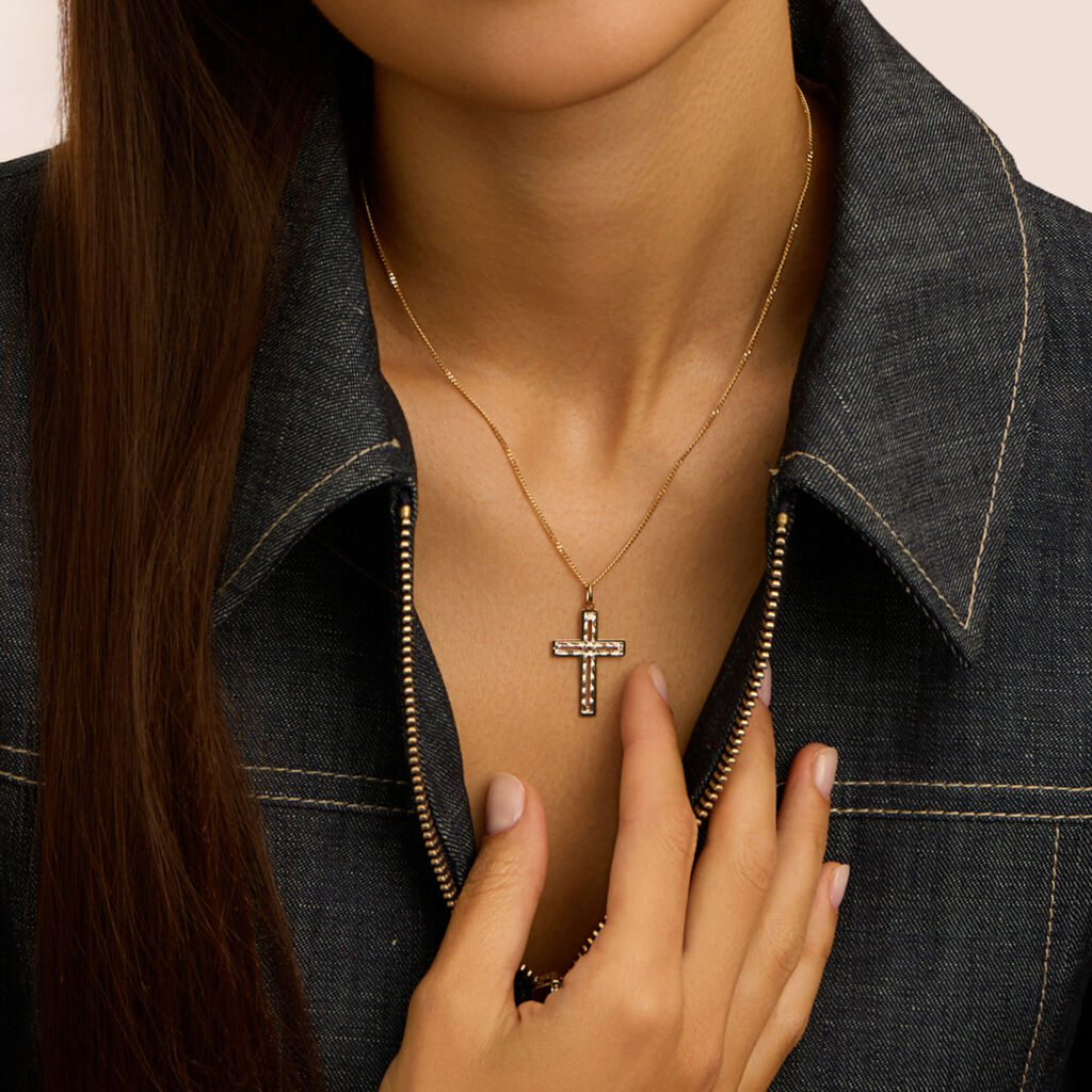 Pendente Holy Oro Bicolore