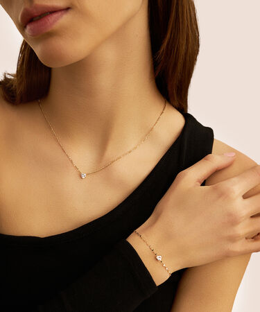 Bracciale Punto Luce Claire Oro Giallo Cubic Zirconia