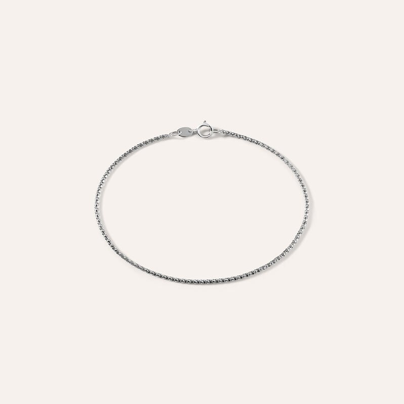 Bracciale Catena Colette Oro Bianco - Bracciali Donna | Stroili